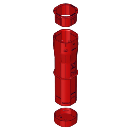 Fourreau démontage Trèfle Ø76 mm