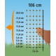 Geflügelnetz nicht elektrifizierbar 106 cm - 50 m. 1 Spitz