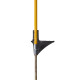 Oval-Fiberglaspfahl mit Bodennagel H: 110 cm