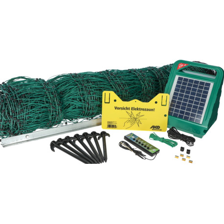 Geflügelnetz All-In-One Kit Solar