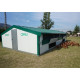 Bâtiment avicole déplaçable 6 x 5 x 1,8 m (30 m2)