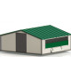 Bâtiment avicole déplaçable 6 x 10 x 1,8 m (60 m2)