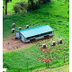 Bâtiment avicole déplaçable 6 x 10 x 1,8 m (60 m2)