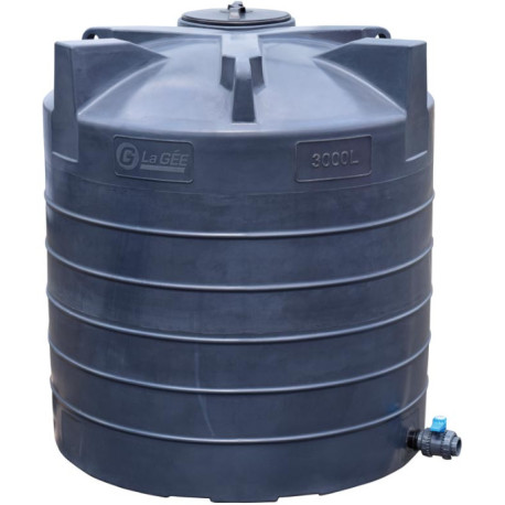 Senkrechter Oberirdischer Lagertank - 3000 L.