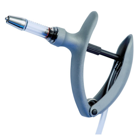 Spritze ECO-MATIC mit Schlauchansatz 2 ml