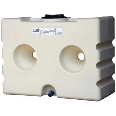 Récupérateur d\'eau Aquastock 1000 L Beige