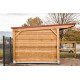 Holzunterstand 3 x 4 m versetzbar