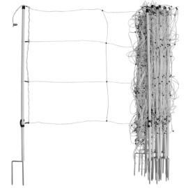 Elektrifizierbares Pferdenetz 120 cm, L. 30 m weiß