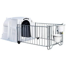 Niche à veaux Confort XL avec parc