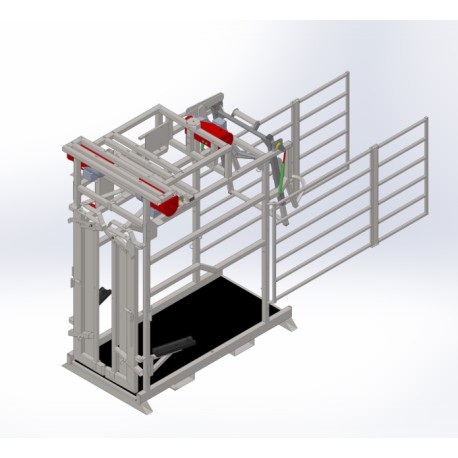 Cage de parage électrique à 3 moteurs PM4400 Galva sur cde
