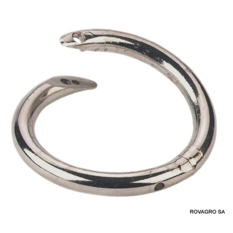 Nasenring 70 mm rund, verchromt