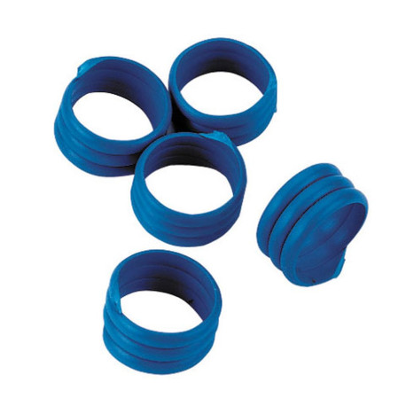 Spiralringe 20 Stk, Ø16 mm, blau