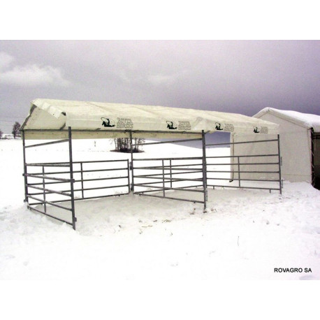 Bâche de toit PVC pour Horse Shelter 3,6 x 3,6 m