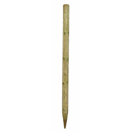 Poteau pin sylvestre rond épointé 10 x 200 cm