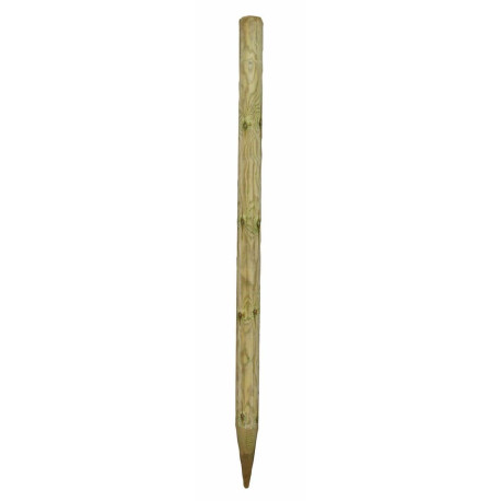 Poteau pin sylvestre rond épointé 10 x 200 cm