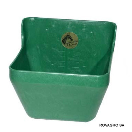 Futtertrog 16 L., Kunststoff, grün