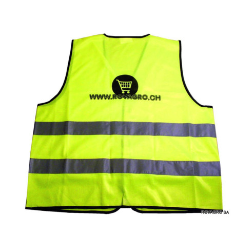 Gilet sécurité jaune fluo