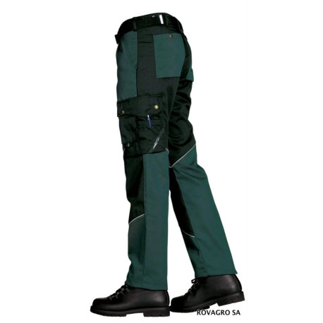 Pantalon ProfileCollection vert/noir