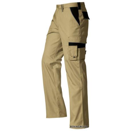 Pantalon de travail brun/noir