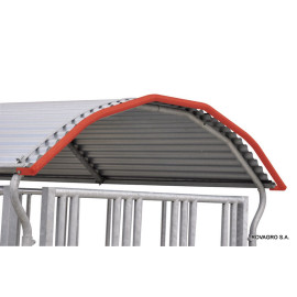 Umlaufender Dachkantenschutz für Viereckraufen