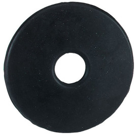 Rondelles de mors caoutchouc noir 9 cm