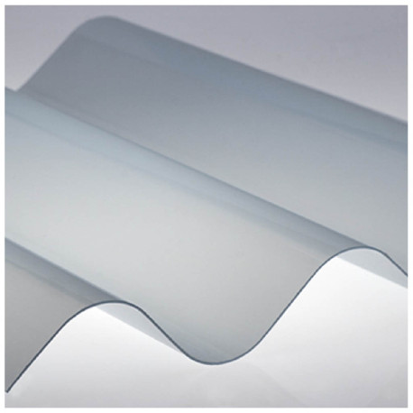 Plaque PVC ondulée, Sollux, 2 m translucide - Rovagro