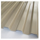 PVC Wellplatte, Greca, 2 m beige-grau