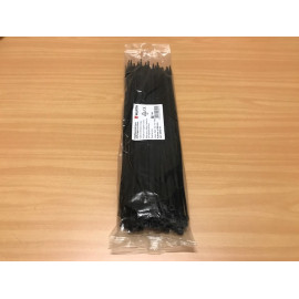 Kabelbinder schwarz 4,8x360 mm.